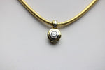 WEMPE Solitär-Brillant ca. 0,50ct - 750 Gelbgold mit Diamantanhänger - ca. 44 cm