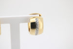 Wempe Gold Diamant Ohrstecker mit jeweils 11 Diamanten - 750 Gelbgold ca. 14,5g