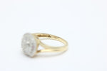 Eleganter Damenring aus 585 Gelbgold mit 67 Diamanten – Ringgröße 53