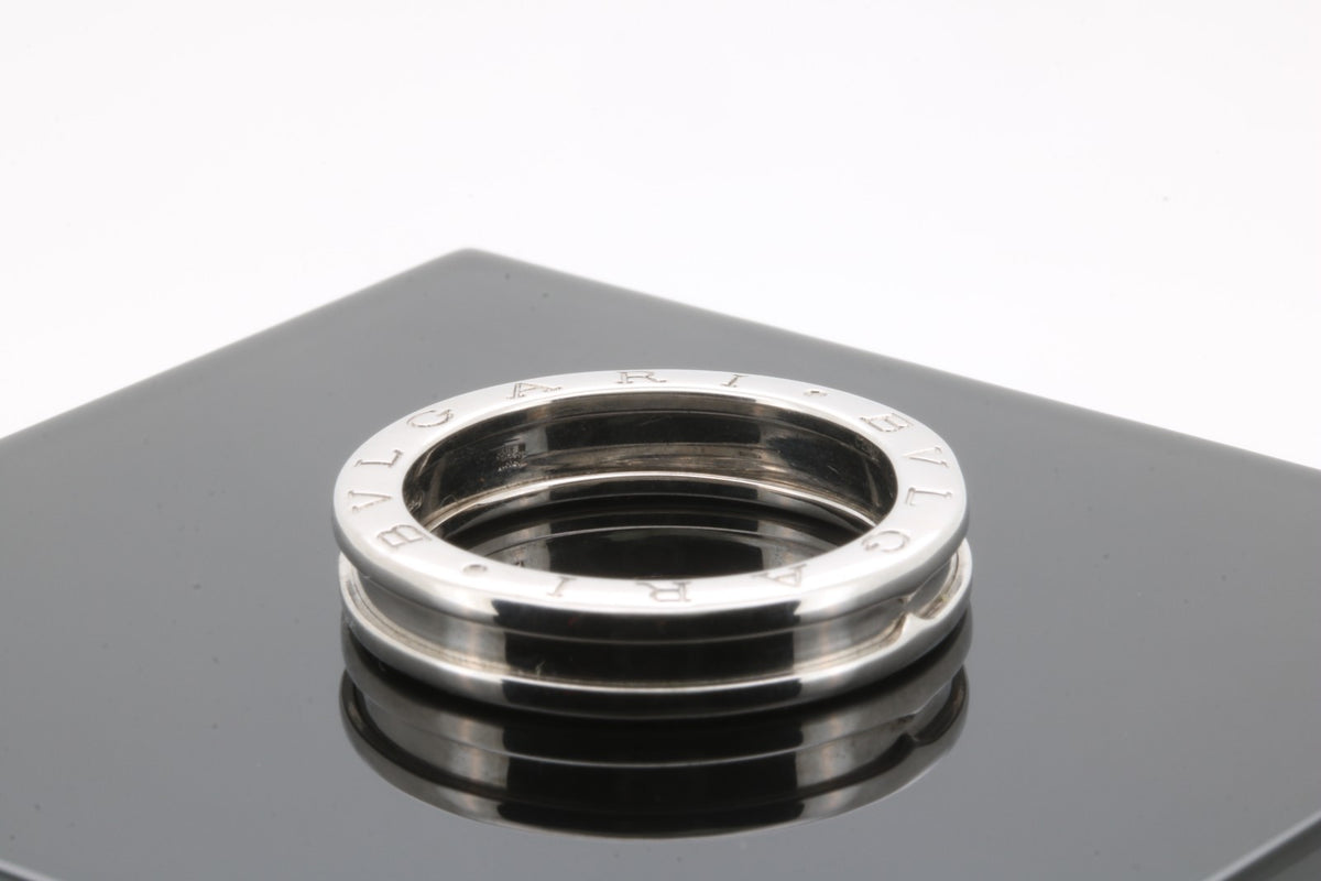 Bvlgari B. Zero 1 Ring 18k Weißgold Gr. 58 ca. 7,1g Box & Papiere