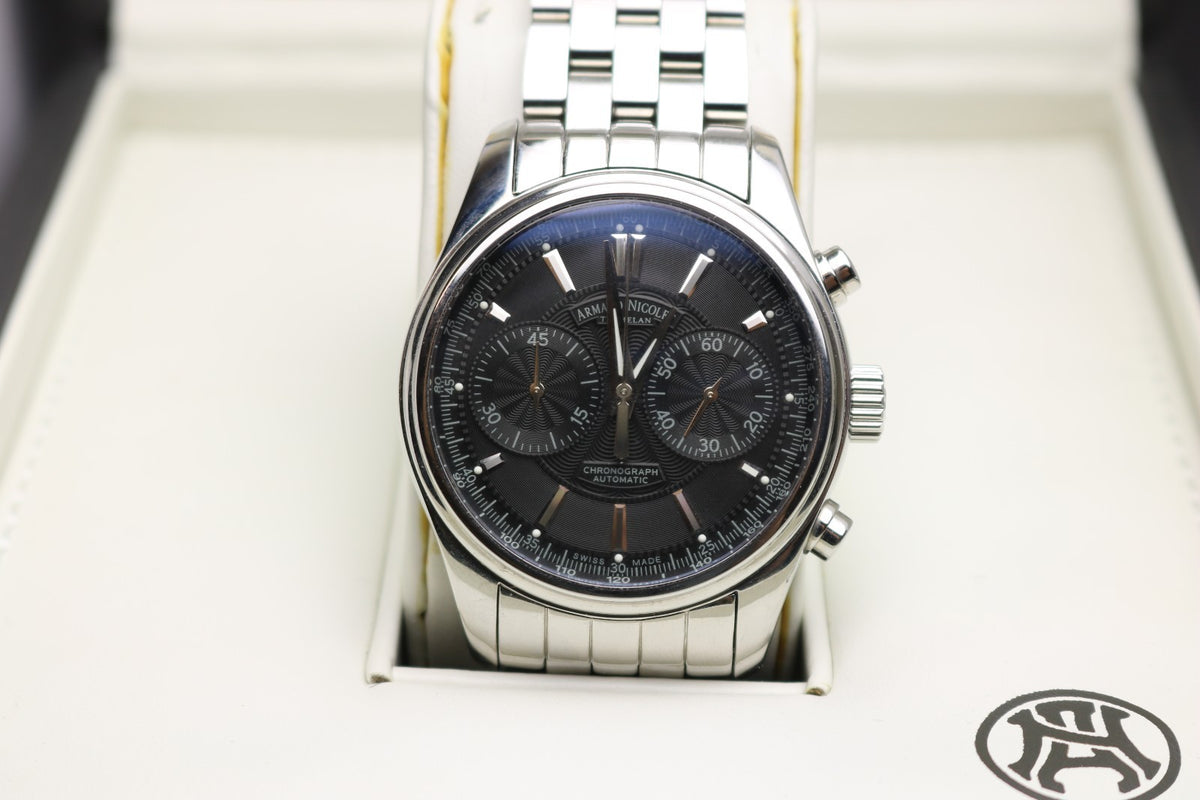 Armand Nicolet Tramelan M02 Chronograph Armbanduhr Herren - Ref. AN9644A