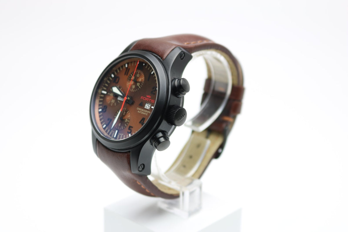 Fortis Chronograph Automatik B-42 Armbanduhr Herren - Ref. 656.18.141