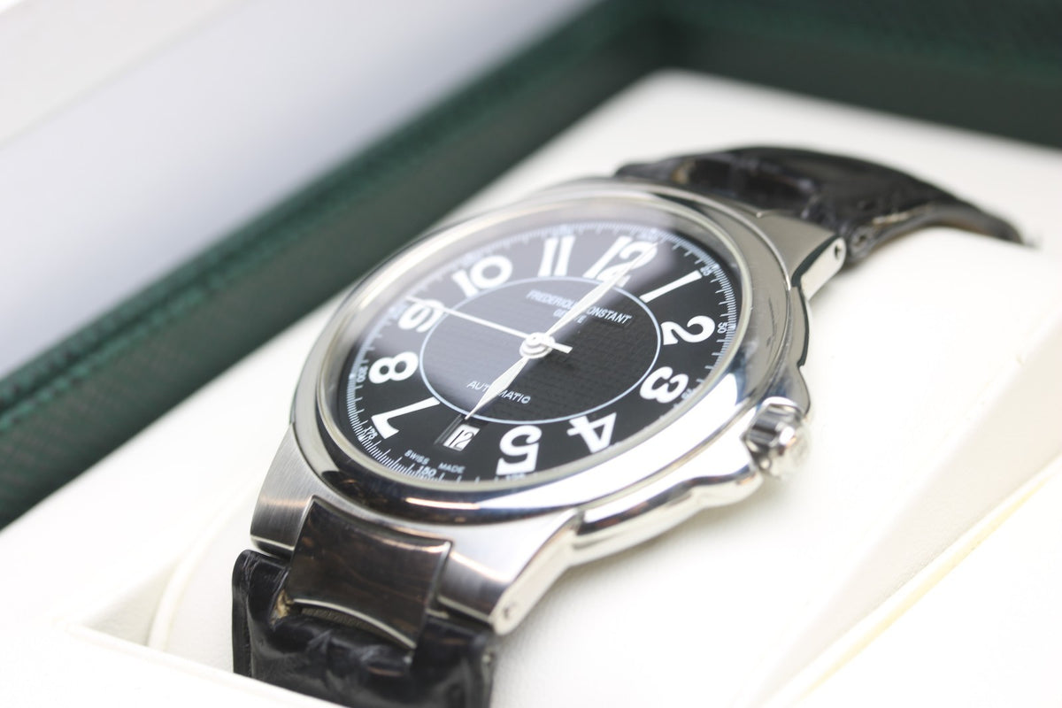 Frédérique Constant Automatik Armbanduhr SET mit Stoppuhr Herren Ref. FC305x4h6