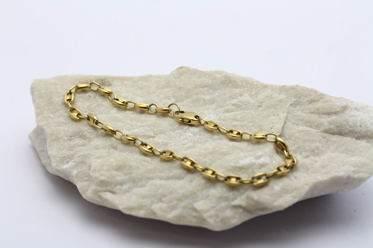 Cartier Anker / Bohnen Armband 18k Gold 220mm ca. 11,4g