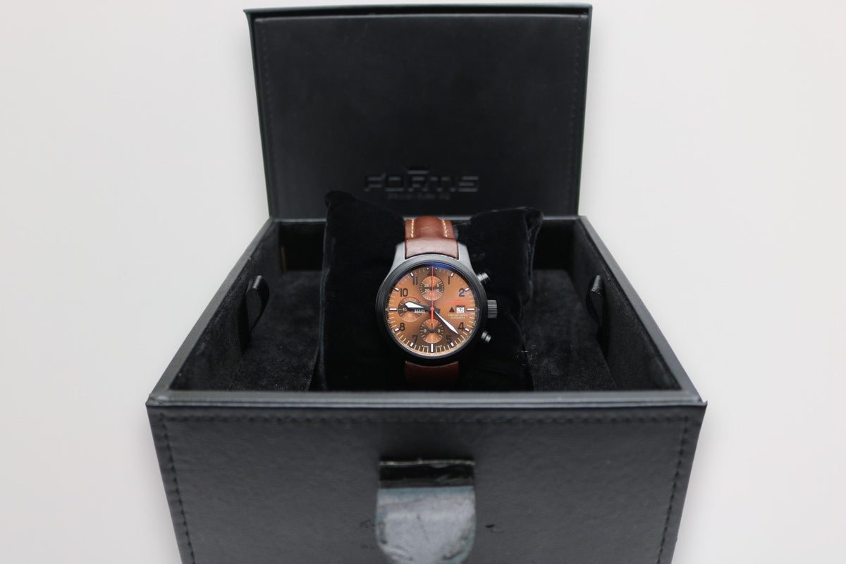 Fortis Chronograph Automatik B-42 Armbanduhr Herren - Ref. 656.18.141