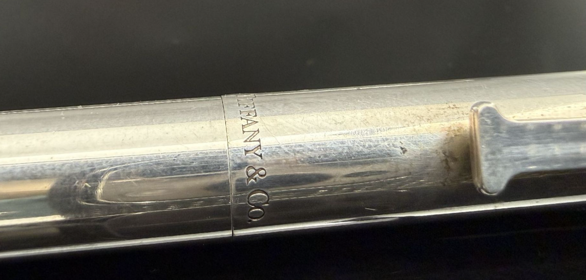 Tiffany & Co Sterling Silber Vintage Kugelschreiber und Füller Set