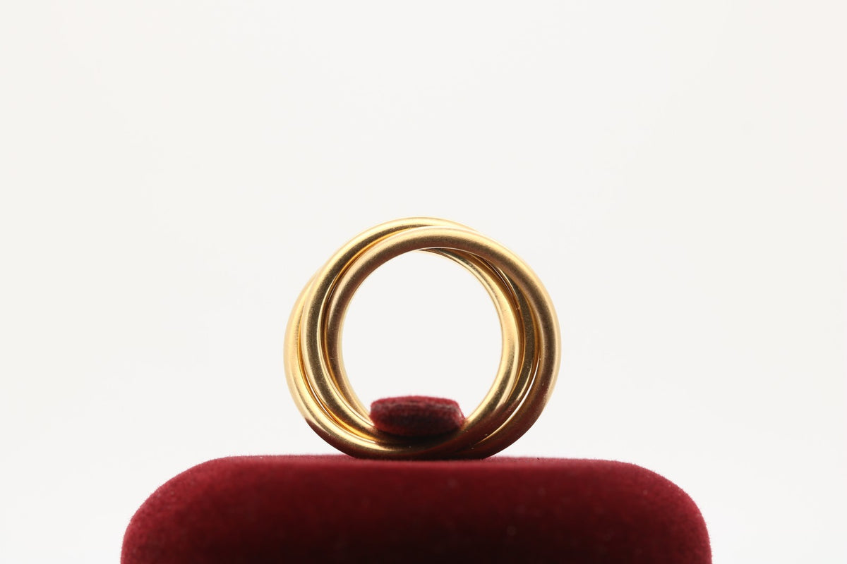 Niessing Dreifach Damen Ring in 750 Gelbgold