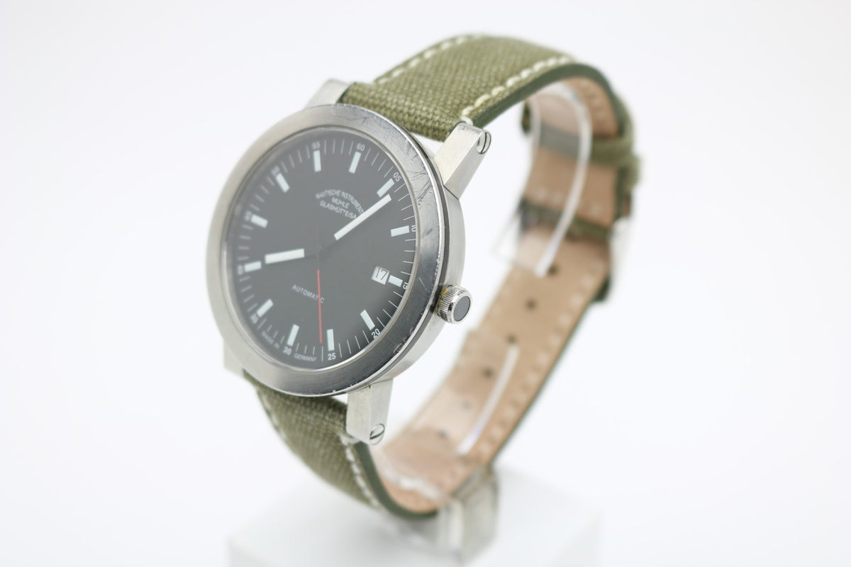 Nautische Instrumente Mühle Glashütte Automatic Ambanduhr Herren - M12103 Saphir