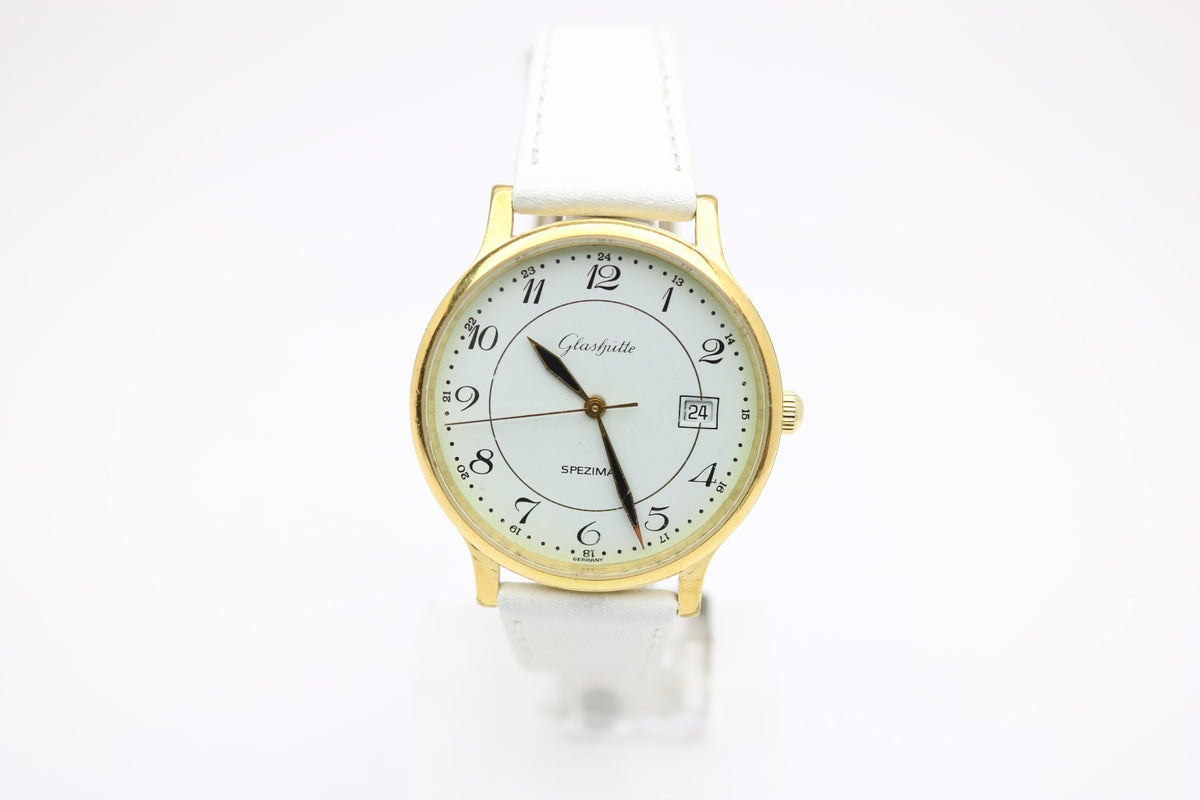Glashütte Spezimat Automatik Ambanduhr Herren - Kratzer am Glas