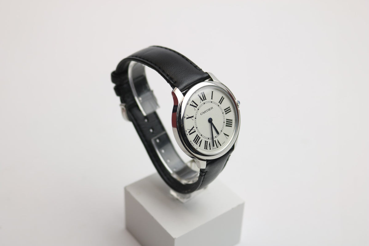 Cartier must de cartier Ronde Ambanduhr Herren - mit Box & Papieren - WSRN0031