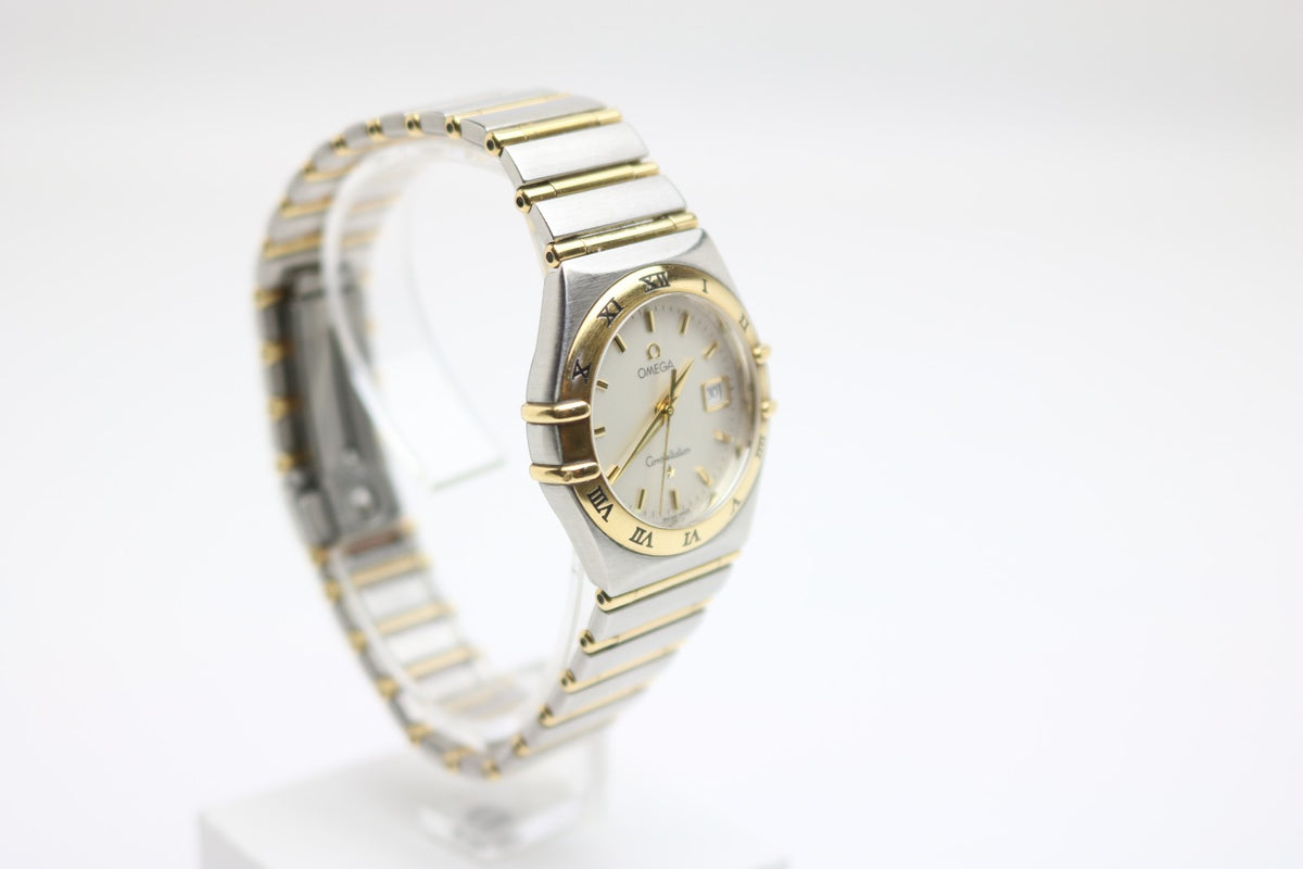 Omega Constellation Armbanduhr Damen Quartz - aus Stahl/Gold