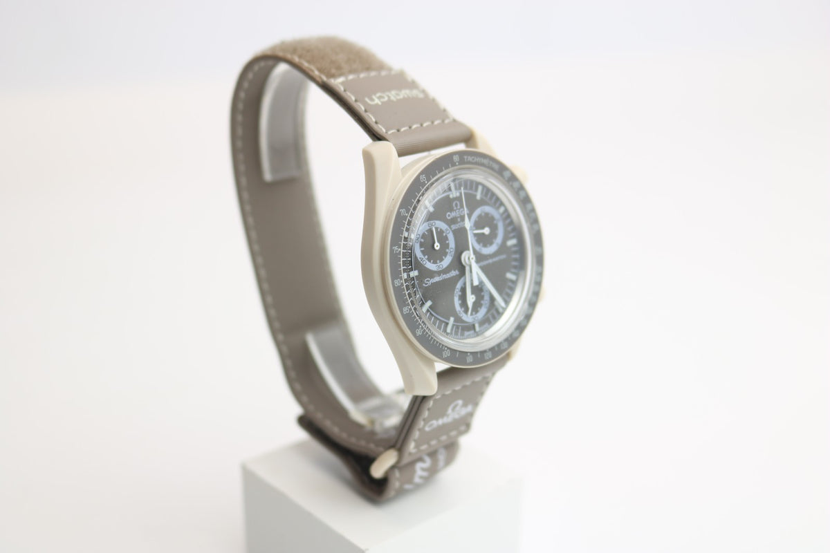 Omega x Swatch Speedmaster Ambanduhr Herren - Mission to Earth Desert