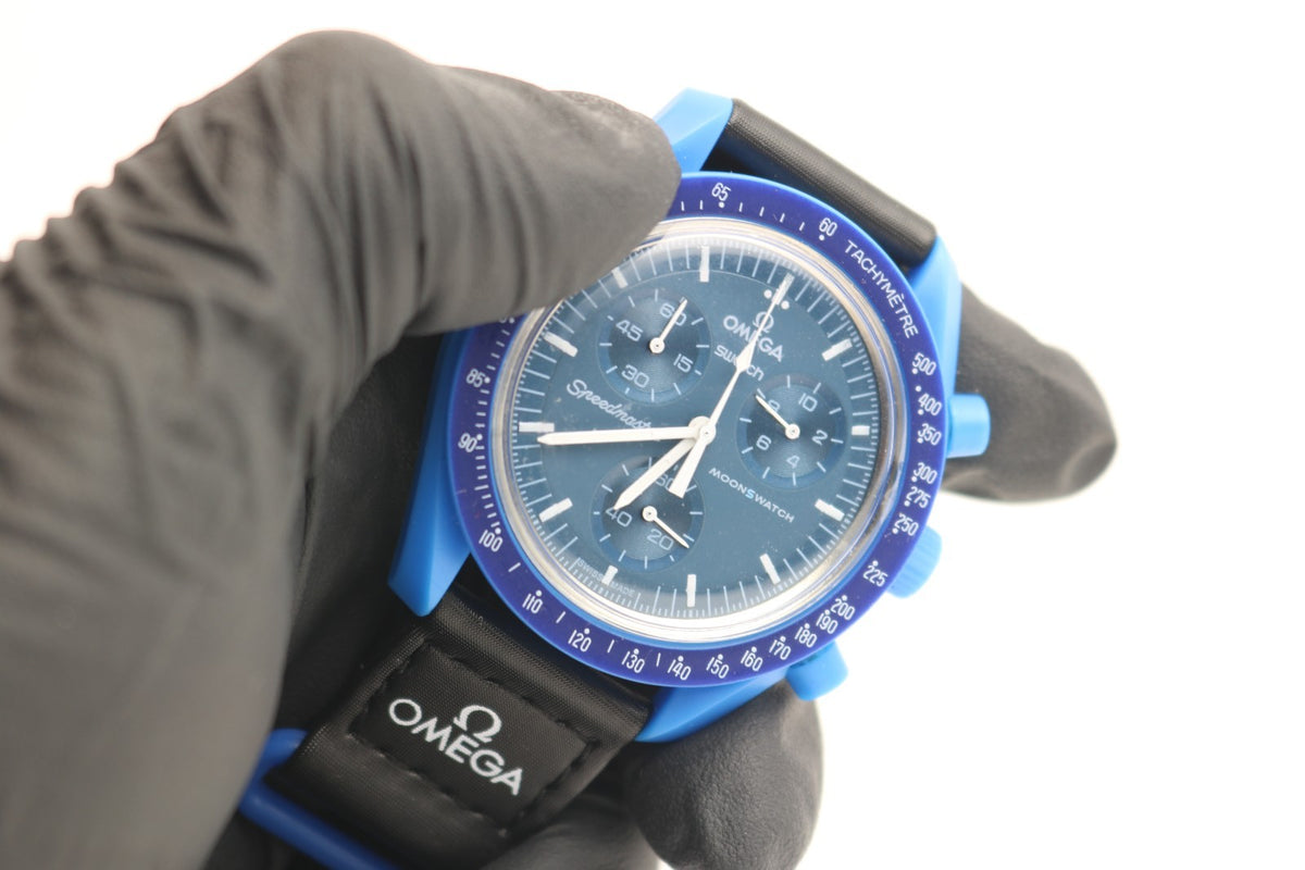 Omega x Swatch Speedmaster Ambanduhr - Mission to Neptune