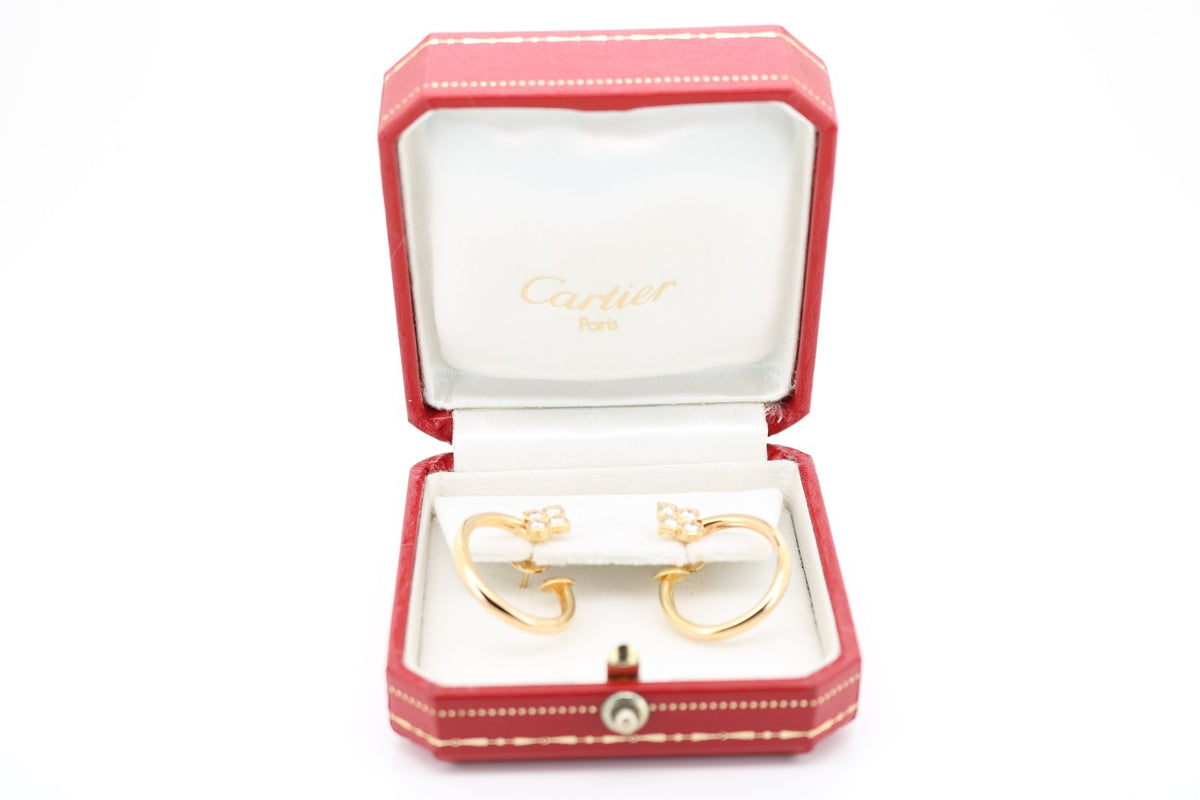 Cartier Diamant Ohrringe - 750 Gold