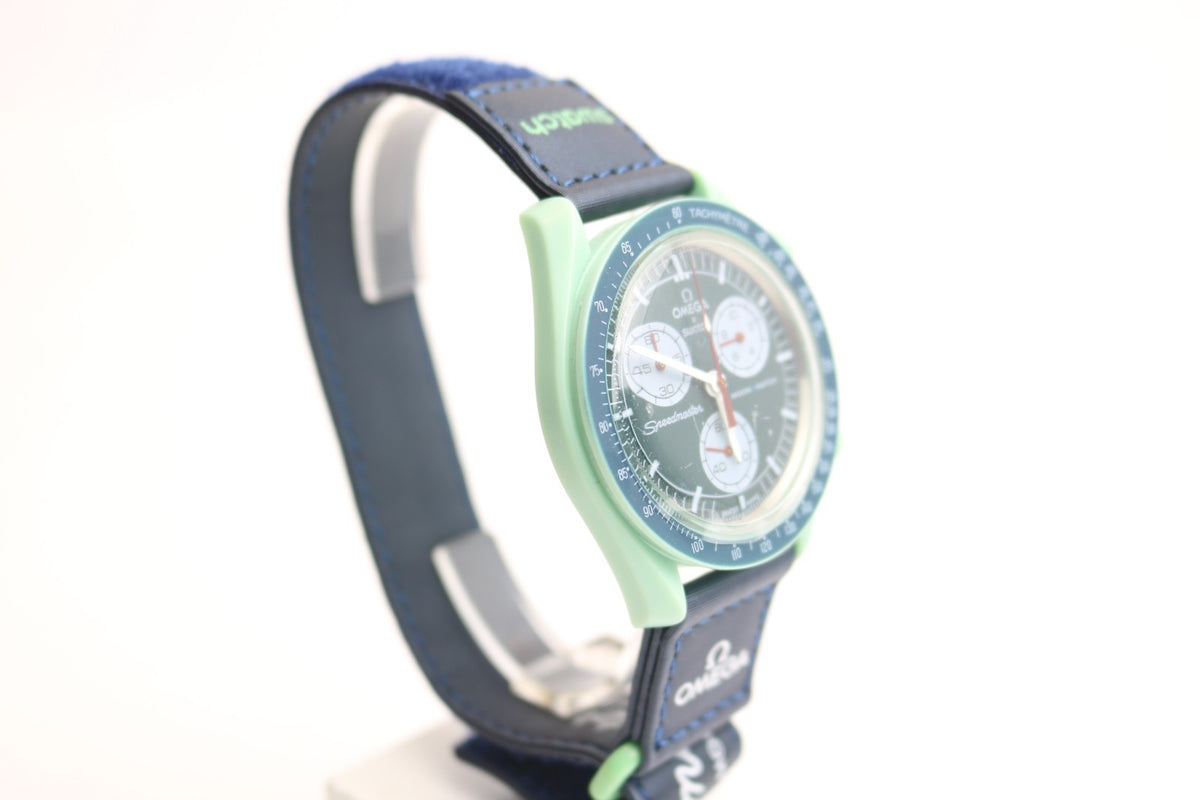 Omega Swatch mission on Earth Chronograph Ambanduhr Herren