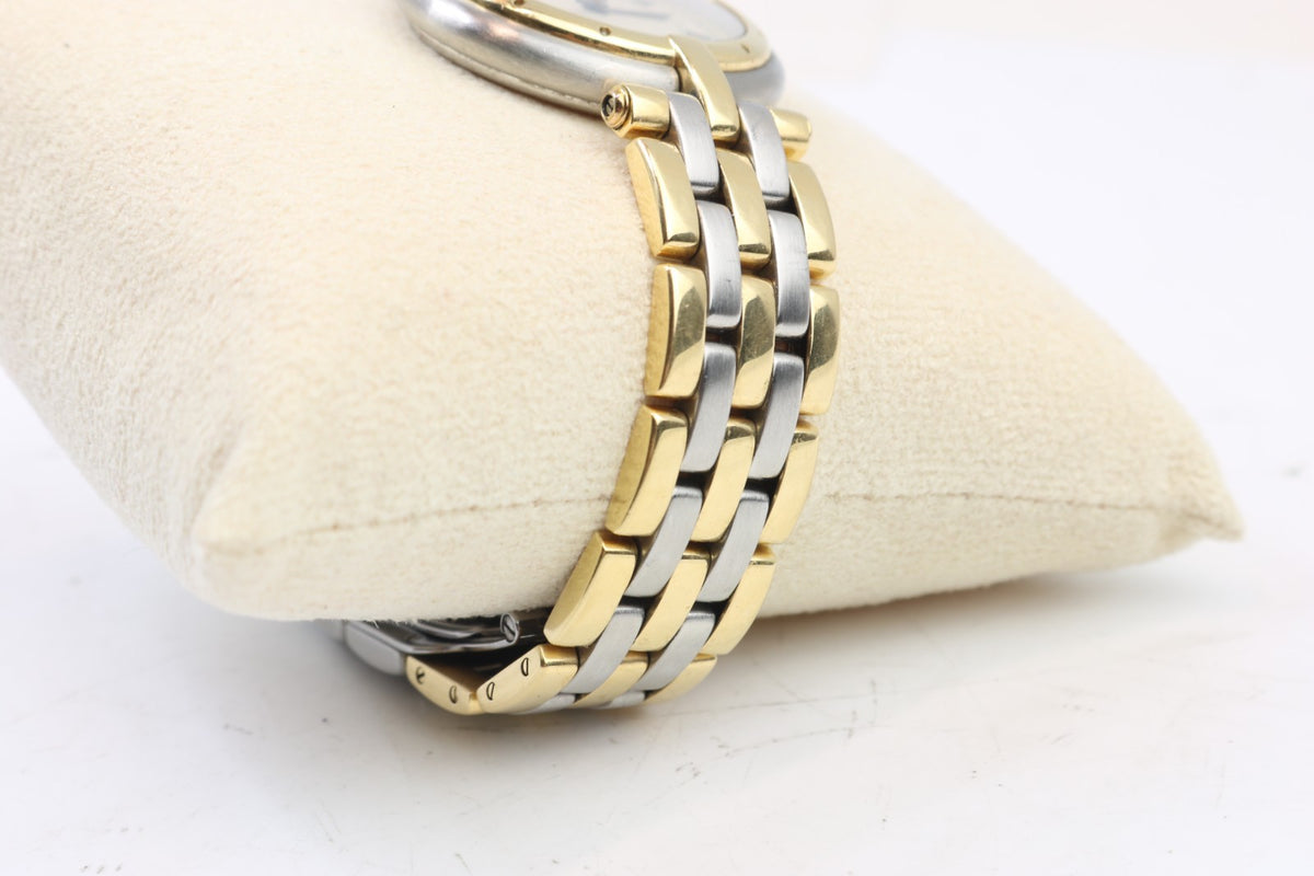 Cartier Panthere Vendome 183964 Stahl/Gold 30mm Damen Armbanduhr Etui