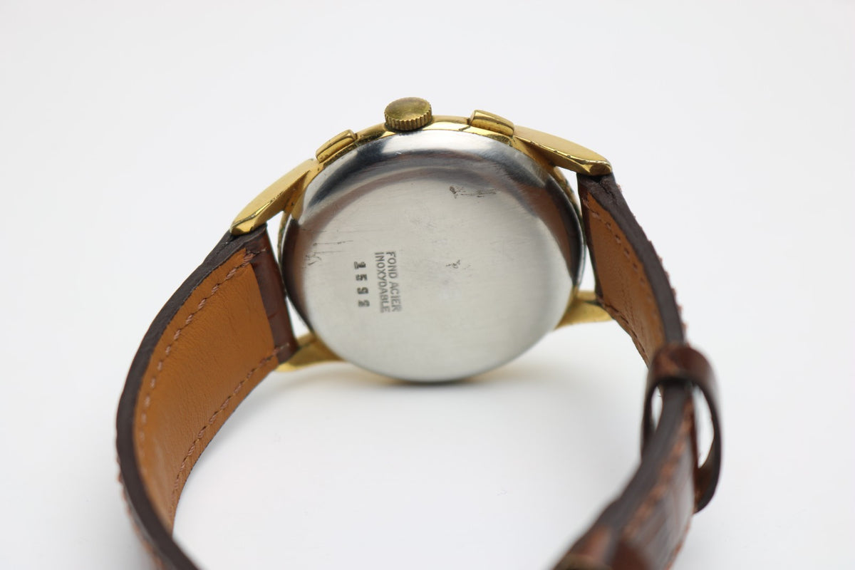 Vintage Chronographe Suisse Handaufzug Chronograph Armbanduhr Herren