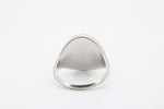 Leo Wittwer Onyx Ring, aus 750 Weißgold – Ringgröße 61