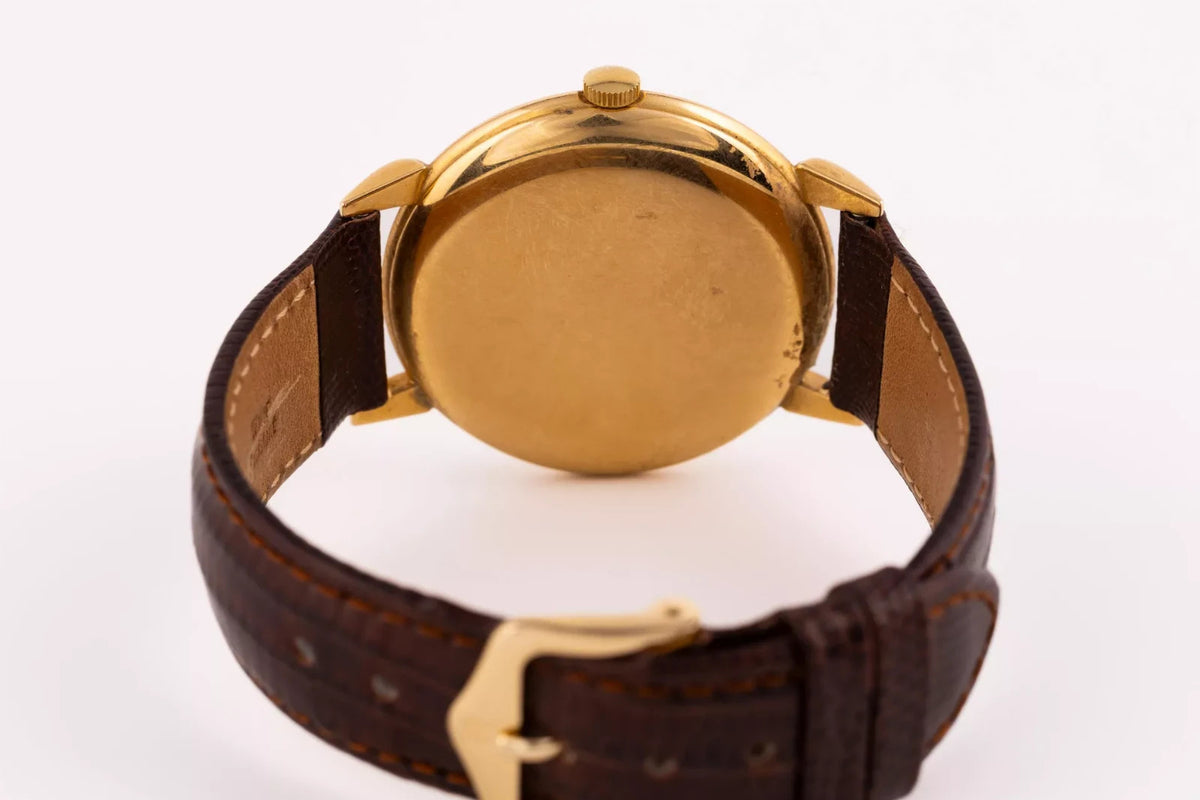 IWC Schaffhausen Armbanduhr um 1955 Gehäuse: 18kt Gold