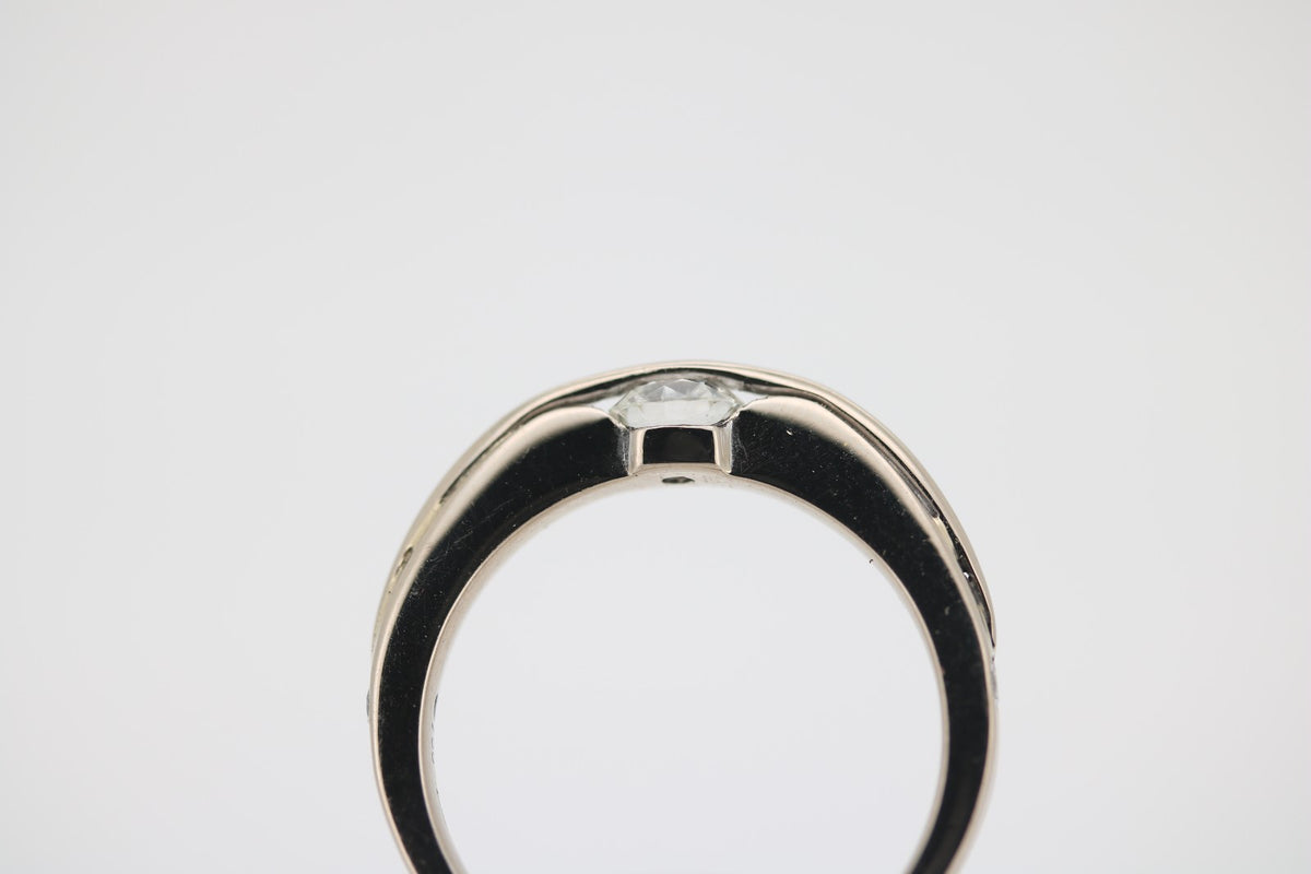 Liberté Ring 750er Gold und 800 Platin Brillanten 0,58 ct – Ringgröße 58