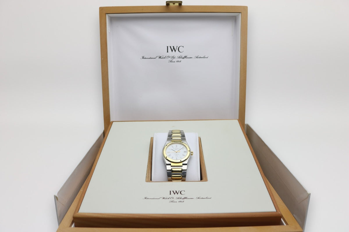 IWC Ingenieur SL Quartz Armbanduhr Herren -Gelbgold und Stahl Ref. IW3305