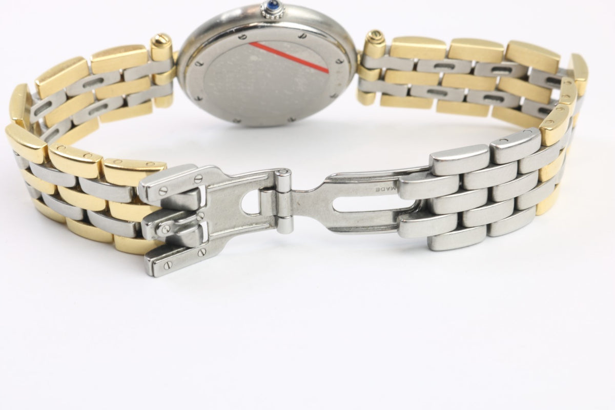 Cartier Panthere Vendome 183964 Stahl/Gold 30mm Damen Armbanduhr Etui
