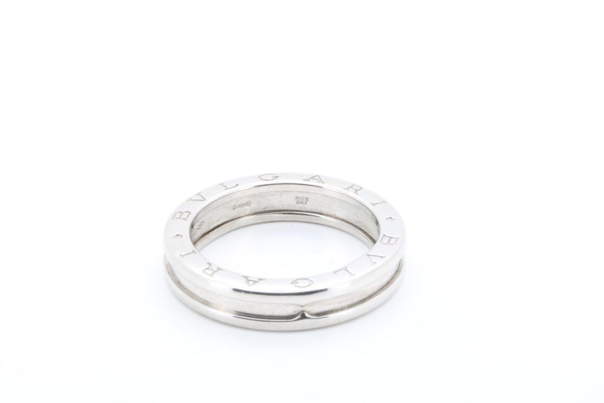Bvlgari B. Zero 1 Ring 18k Weißgold Gr. 58 ca. 7,1g Box & Papiere