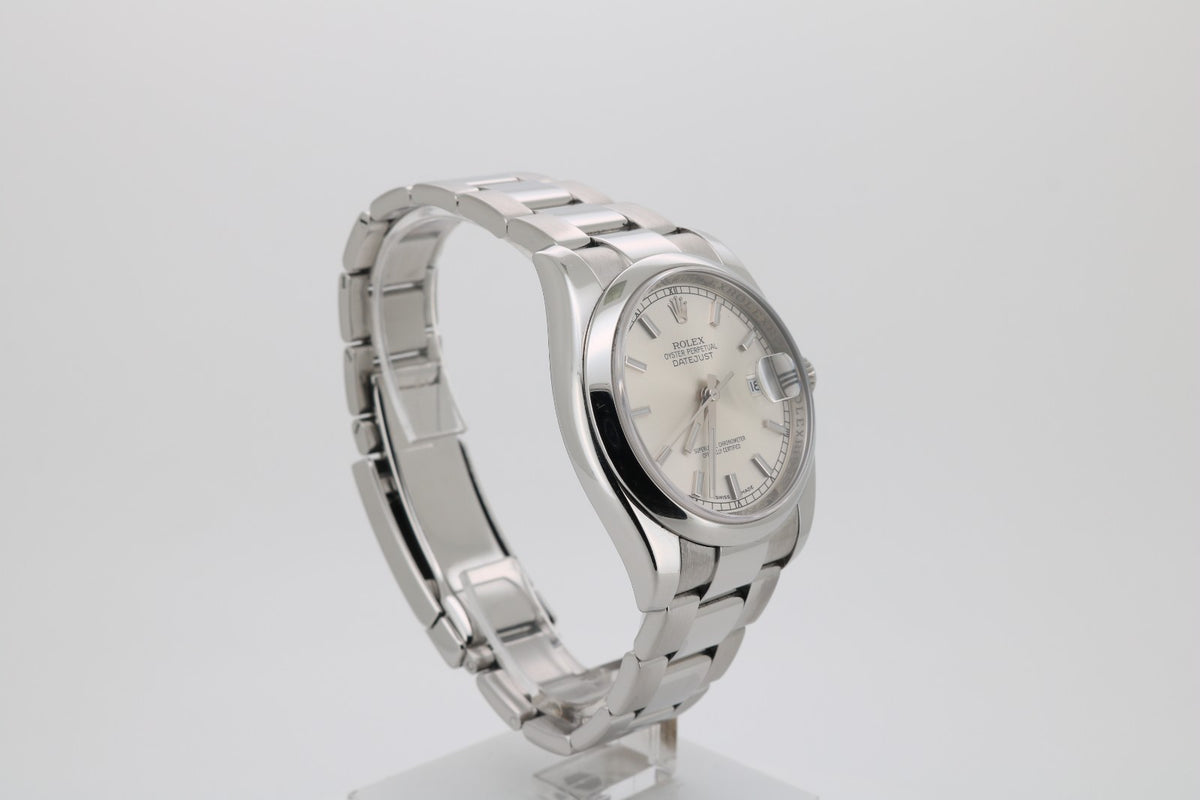 Rolex Datejust Oyster Perpet. Automatik Armbanduhr Herren - Ref. 116200 - (2008)