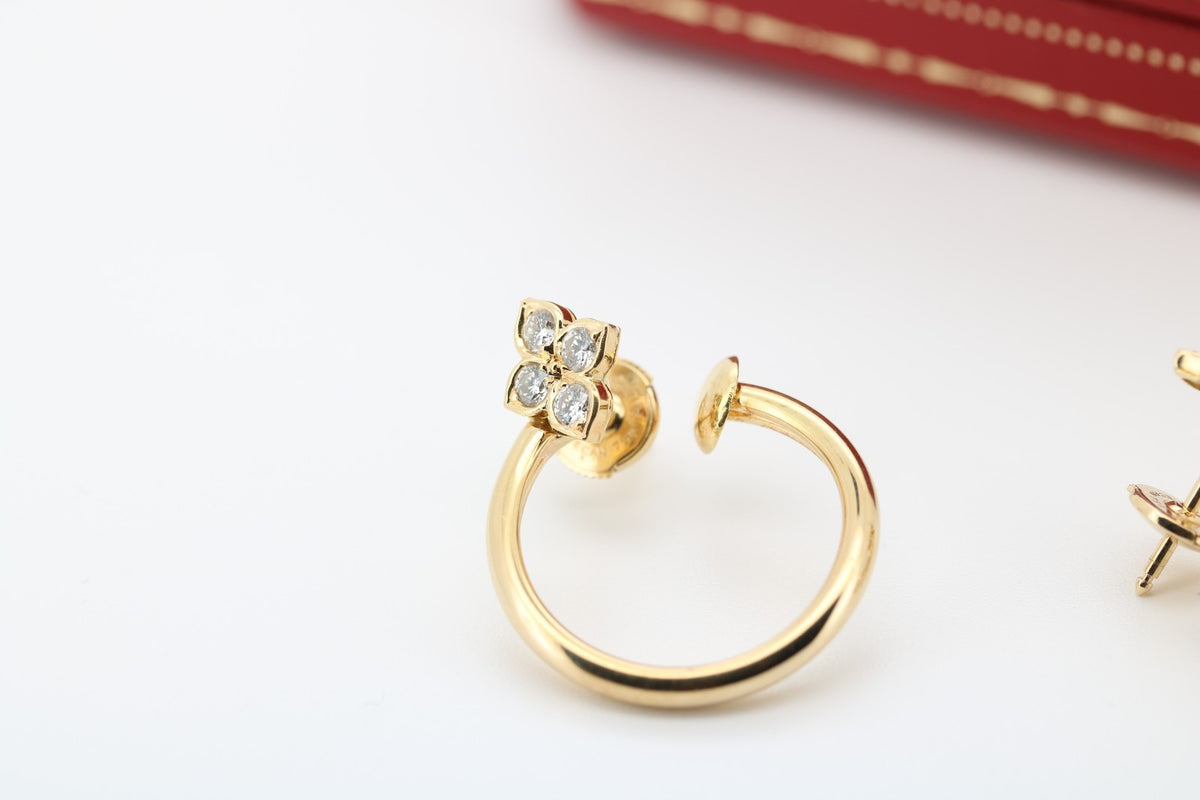 Cartier Diamant Ohrringe - 750 Gold