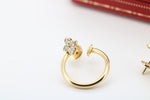 Cartier Diamant Ohrringe - 750 Gold