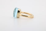 Pomellato Topasring Nudo Maxi, 750 Gold, Ringgröße 52 ca. 9,3 g