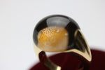 Capolavoro Rauchquarz Ring für Damen aus 750 Gelbgold – Ringgröße 56