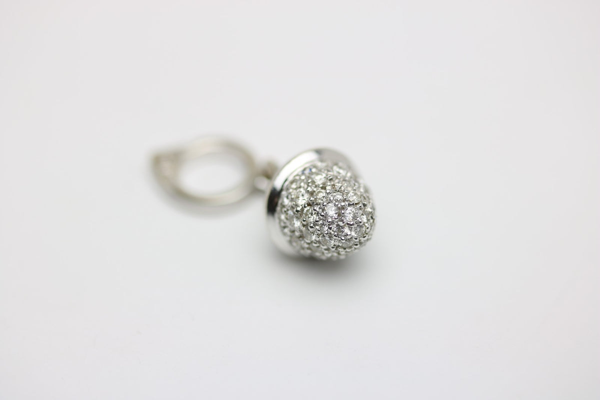 TAMARA COMOLLI MIKADO Flamenco Pavé 18K Weissgold Diamant Brillant-Schliff