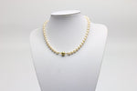 2-Teiliges SET, Perlen u. GOLD 750er - Halskette und Armband Schoettel