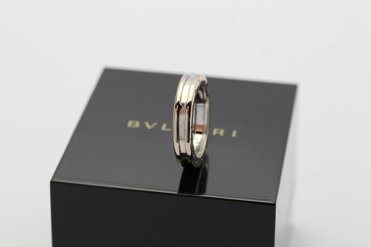 Bvlgari B. Zero 1 Ring 18k Weißgold Gr. 58 ca. 7,1g Box & Papiere