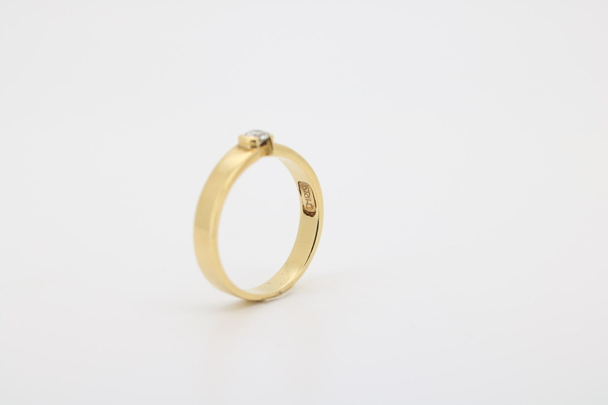 CHRIST Gold und Diamant Damenring 750er Gold – Ringgröße 52