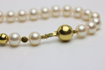 2-Teiliges SET, Perlen u. GOLD 750er - Halskette und Armband Schoettel