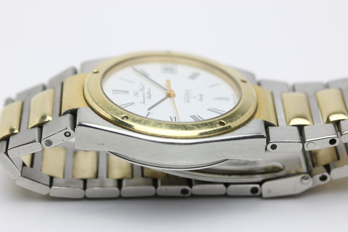 IWC Ingenieur SL Quartz Armbanduhr Herren -Gelbgold und Stahl Ref. IW3305