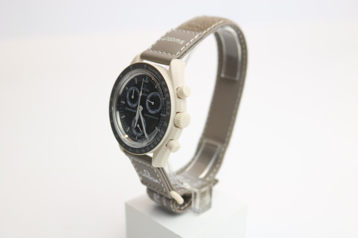 Omega x Swatch Speedmaster Ambanduhr Herren - Mission to Earth Desert
