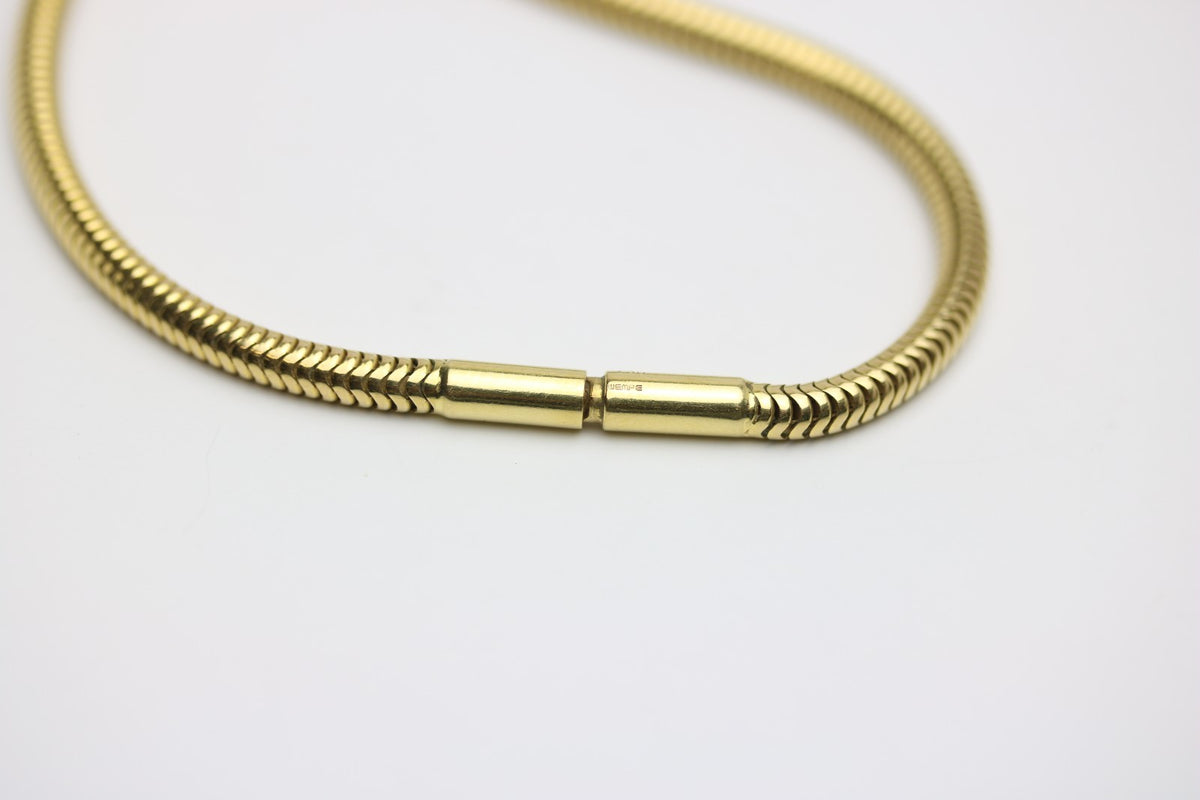 WEMPE Solitär-Brillant ca. 0,50ct - 750 Gelbgold mit Diamantanhänger - ca. 44 cm