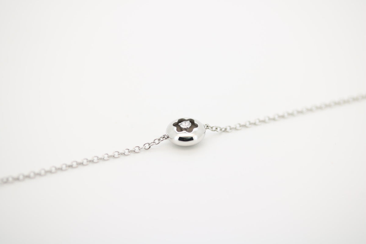 Montblanc Armband für Damen aus 750 Weißgold mit Diamant 0,05ct - 19cm