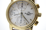 Vintage IWC Amalfi Chronograph 3703 Automatik ETA 7750 18k Gold 1990 Herrenuhr