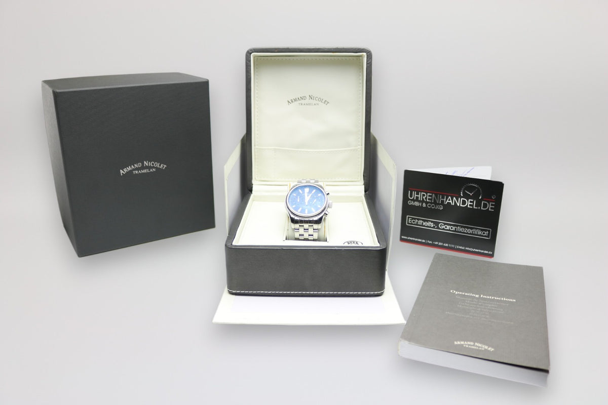 Armand Nicolet Tramelan M02 Chronograph Armbanduhr Herren - Ref. AN9644A