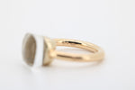 Ring Pomellato Nudo Classic mit Topas, 750 Roségold, beh. Topas in Kissenschliff