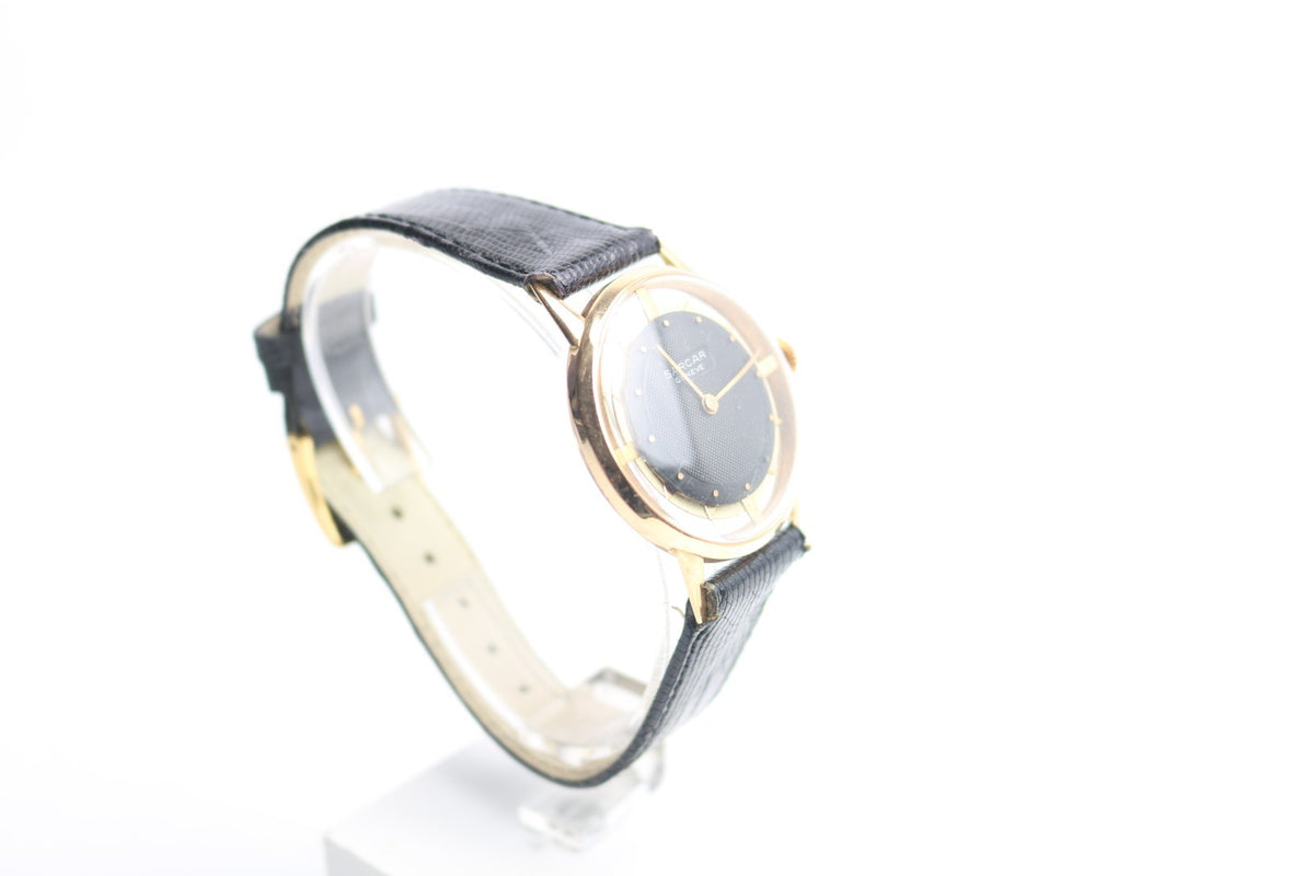 Sarcar Geneve Vintage 18K Handaufzug Ambanduhr Herren - ca. 19,3g