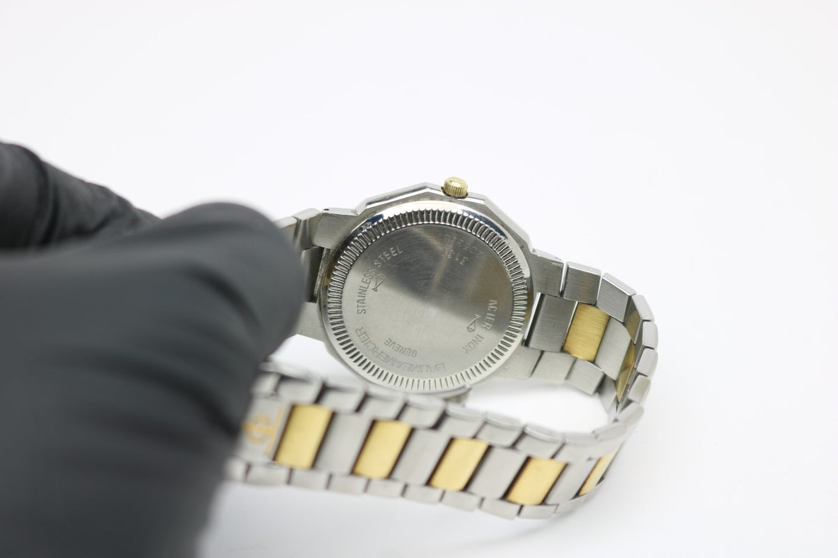 Baume & Mercier Riviera Automatik Ambanduhr - Ref. 3131 - aus Stahl und gold