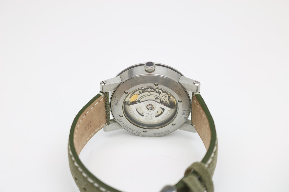 Nautische Instrumente Mühle Glashütte Automatic Ambanduhr Herren - M12103 Saphir