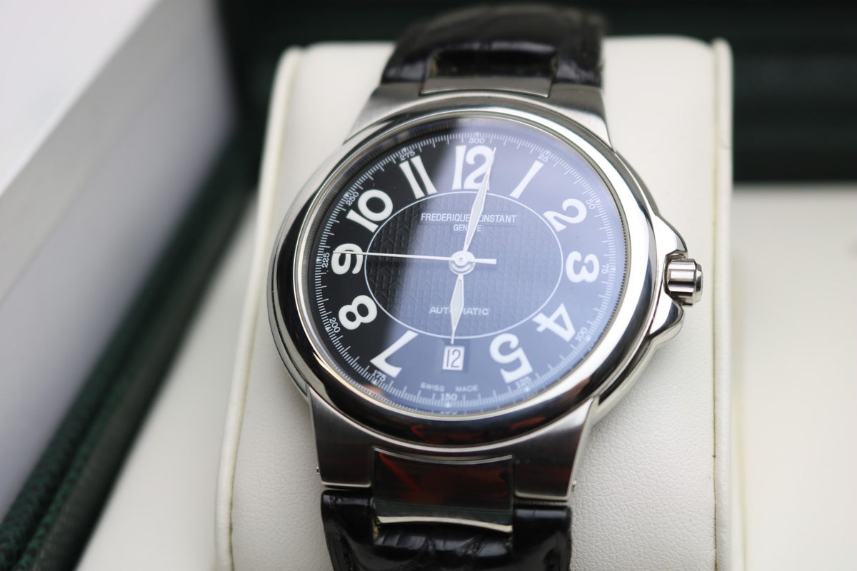 Frédérique Constant Automatik Armbanduhr SET mit Stoppuhr Herren Ref. FC305x4h6
