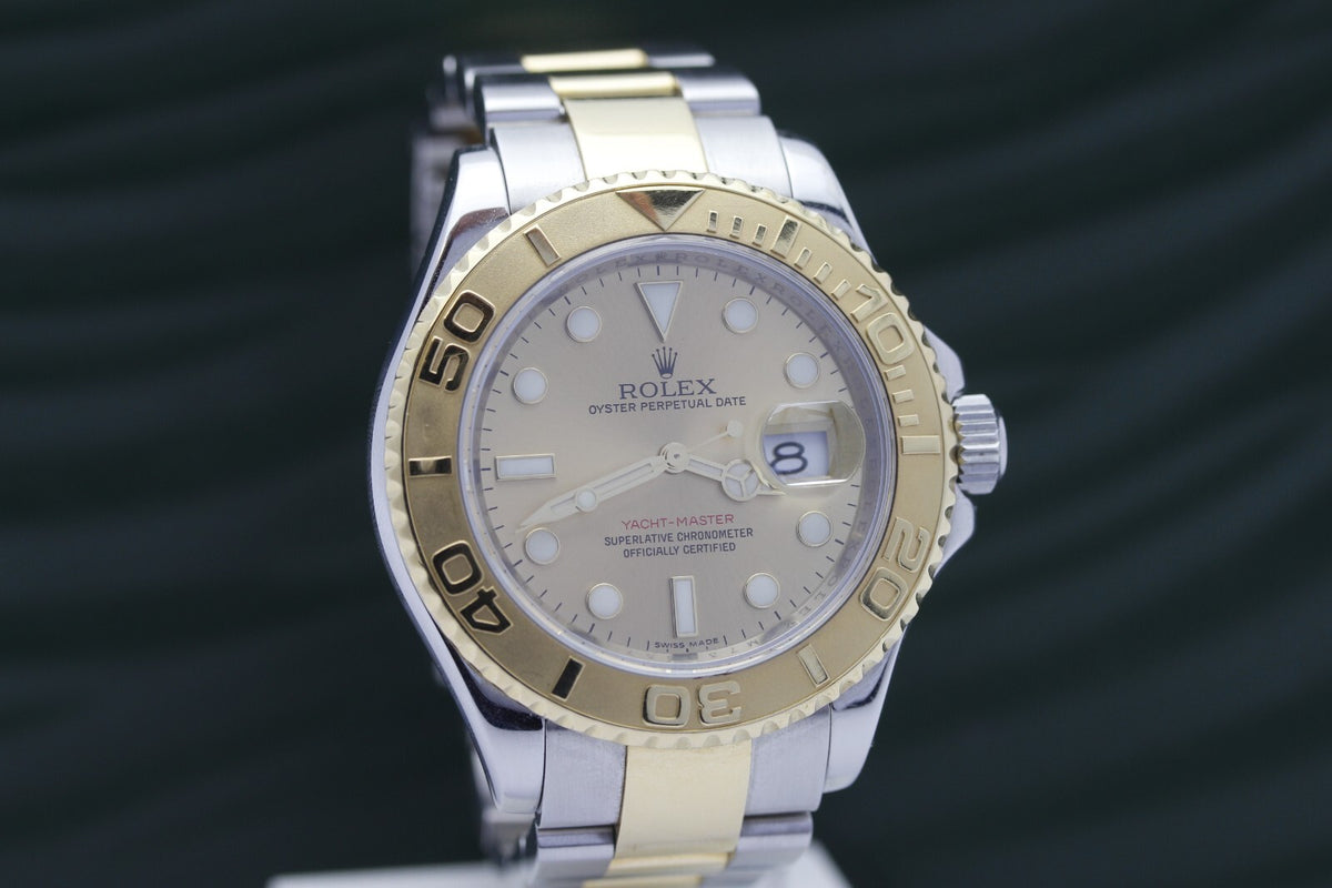 Rolex Yacht-Master 40 16623 Champagner Stahl/Gold Automatik Herren Box & Papiere