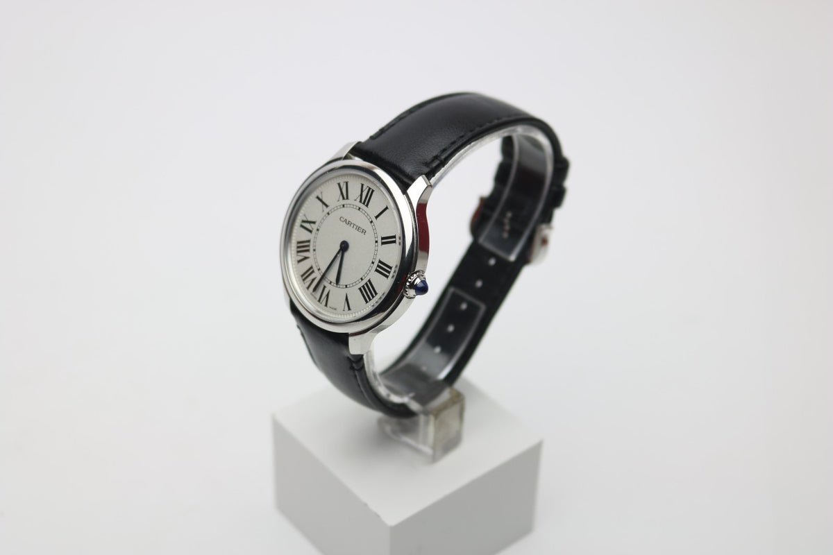 Cartier must de cartier Ronde Ambanduhr Herren - mit Box & Papieren - WSRN0031